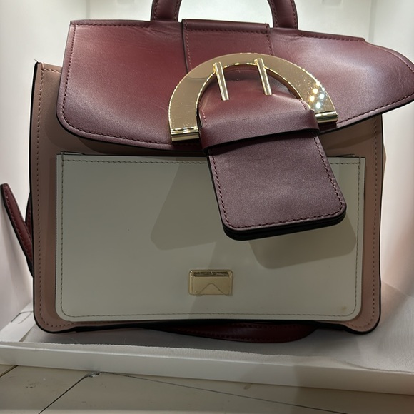 NWOT ZAC Zac Posen Biba Color-Block Convertible Backpack - Picture 5 of 14